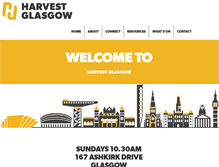 Tablet Screenshot of harvestglasgow.org